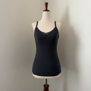 Victoria's Secret dark blue lacy cami size medium